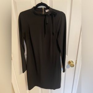 Black Calvin Klein dress with bow detail